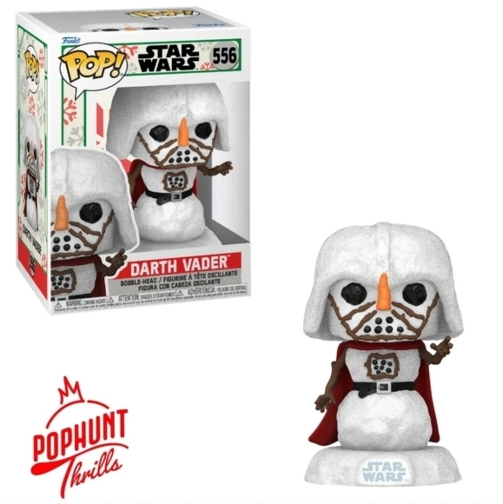 Funko Pop!‎ Darth Vader Snowman (Star Wars) Holiday Glitter Bobble Head Figurine